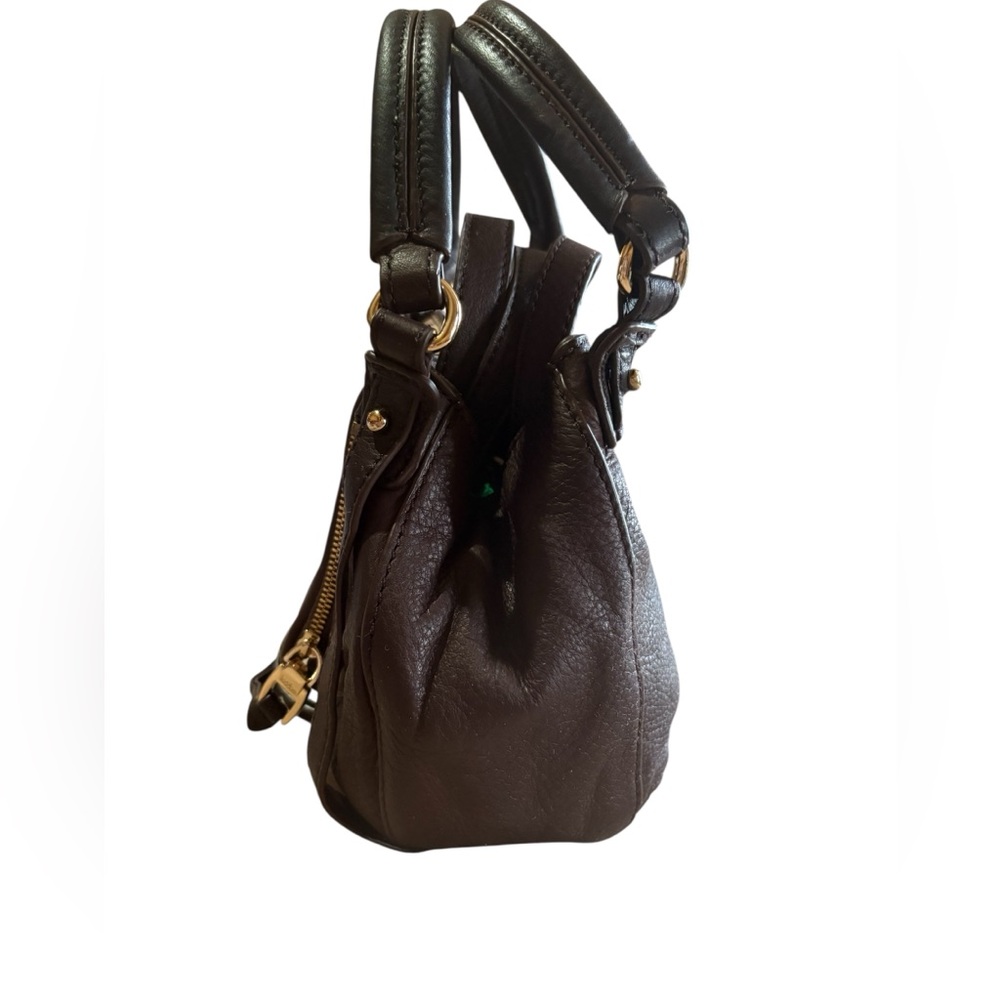 Kooba Mini Jonnie Brown Leather Python Embossed C… - image 4